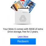 Moto G review google drive free 25gbs ycp