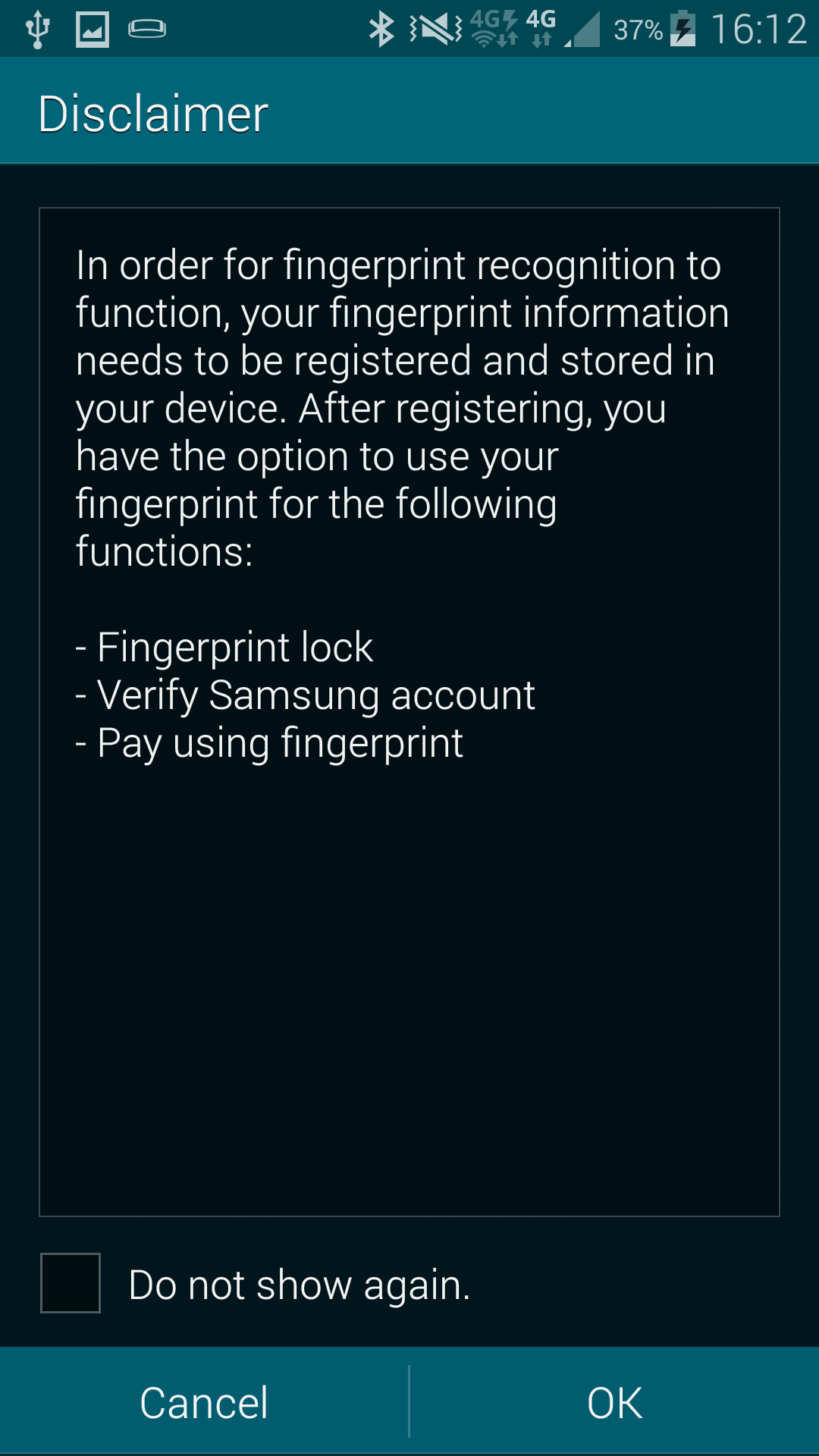 ycptech reviews samsung galaxy s5 fingerprint disclaimer