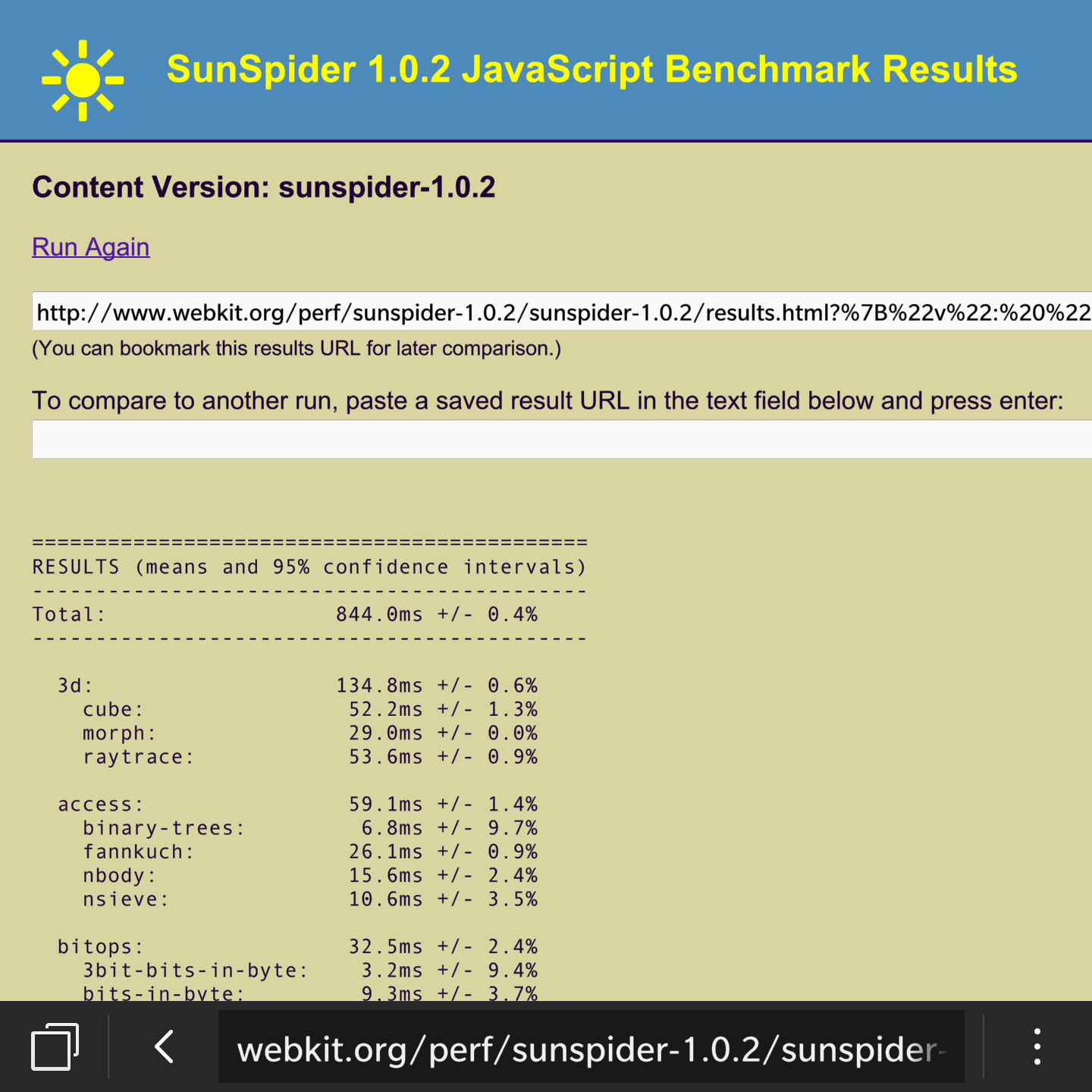 ycptech review blackberry passport sunspider benchmark