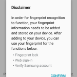 fingerprint setup