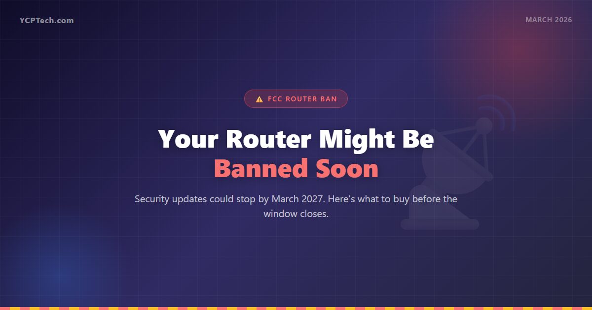 Your Router Might Be Banned Soon — Here’s What I’d Actually Buy Instead